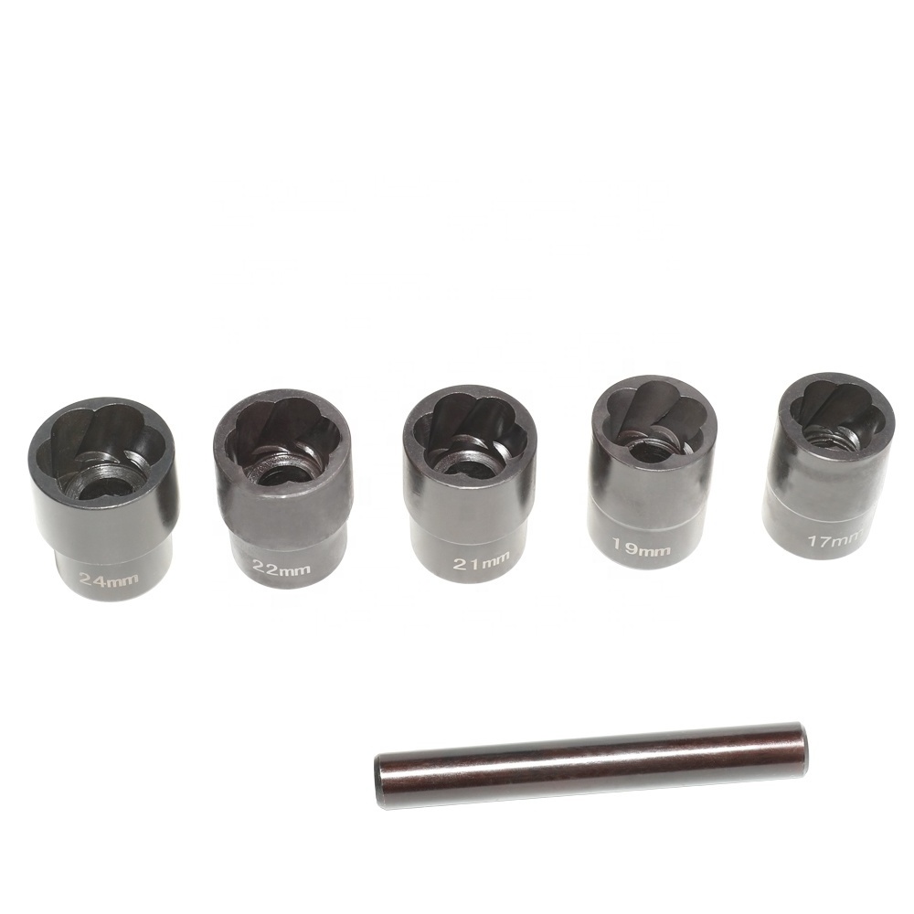 6pcs Anti Theft Screw Removal Socket Tool Antitooth Sleeve Screw Extractor Tool For BMW