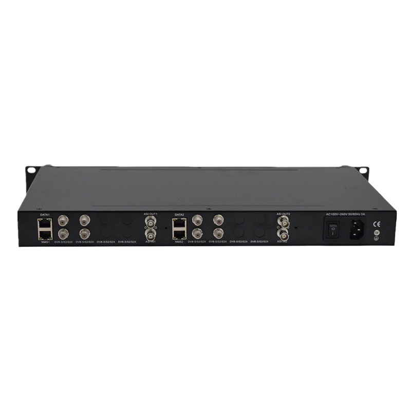 4 or 8 rf Tuner To IP spts Gateway DVB S S2 T2 CI CAM module Decryption Receiver For Encrypted Channels