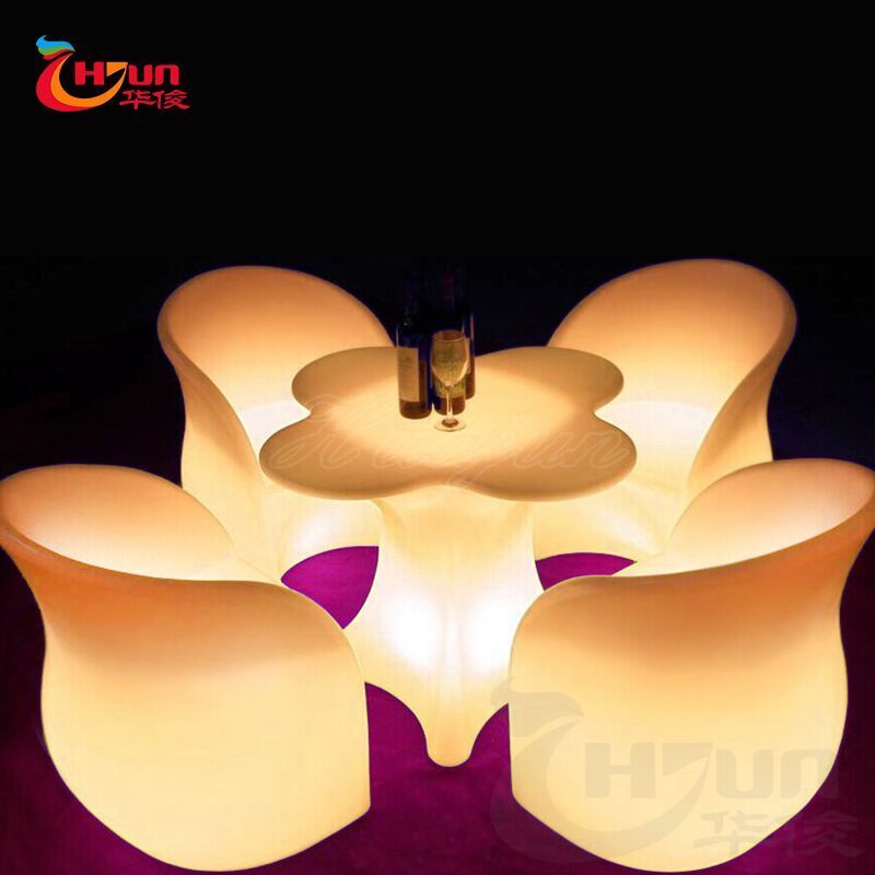 Living Room led light sofa  Furniture plastic garden led glowing sofa  furniture