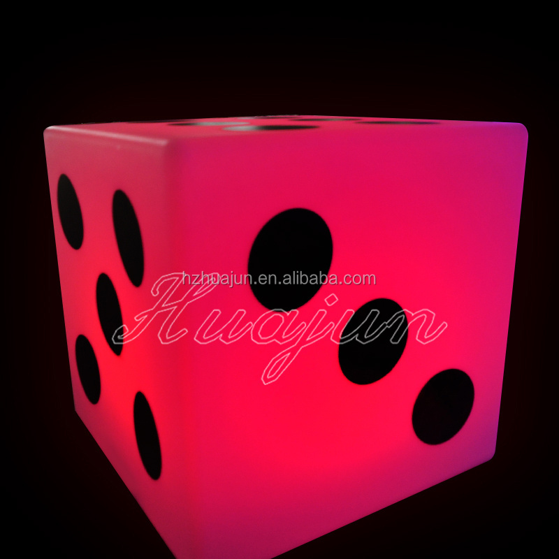 RGB  led cube for event party wedding mini magic cube portable cube chair