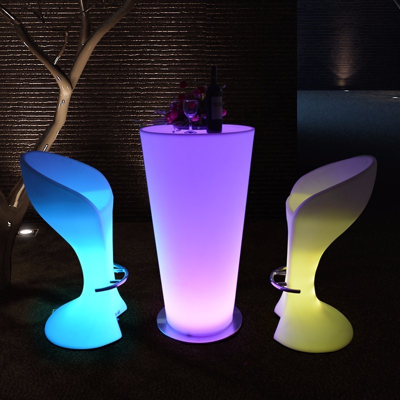 Nightclub LED Cocktail Table,LED Light Up Bar Table,LED Bar Table