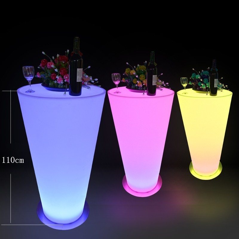 Nightclub LED Cocktail Table,LED Light Up Bar Table,LED Bar Table