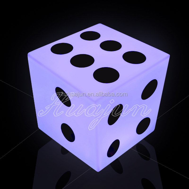 RGB  led cube for event party wedding mini magic cube portable cube chair