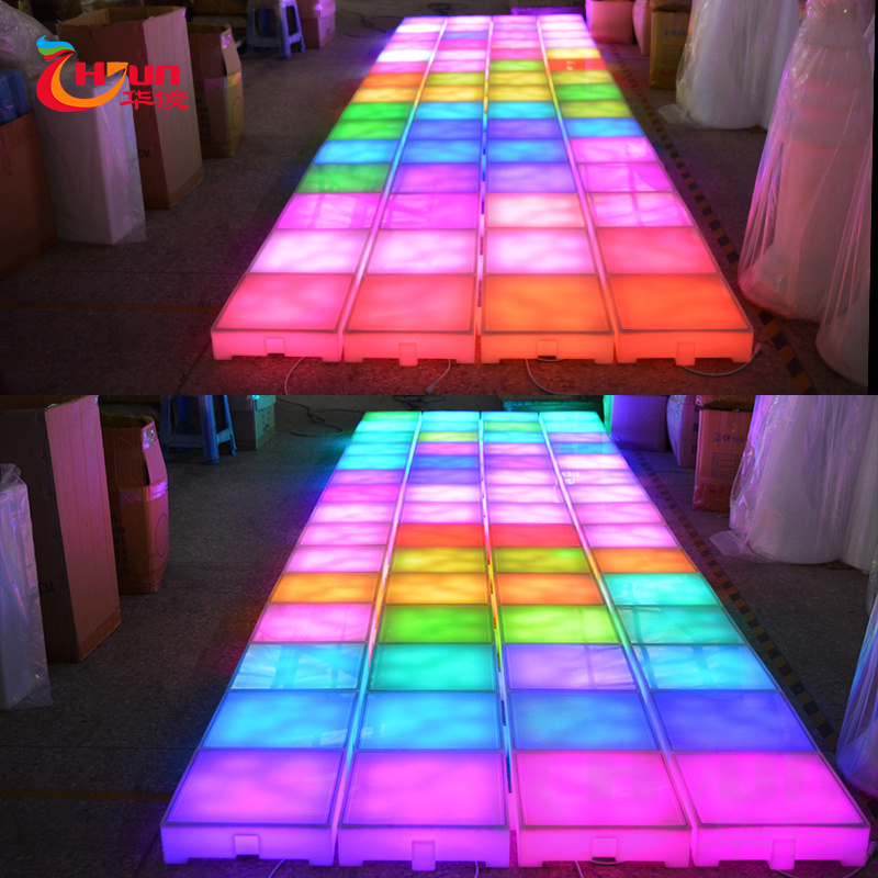 Led Change Colour Dance Floor Best Sale Night Club Newest Design Disco Light Led Dance Floor.