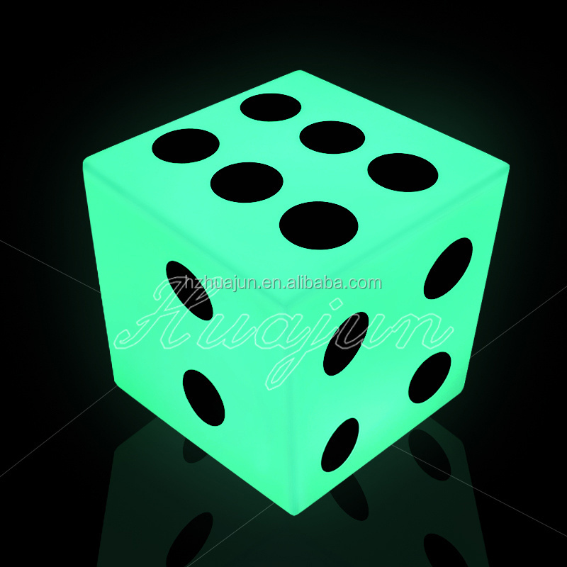 RGB  led cube for event party wedding mini magic cube portable cube chair