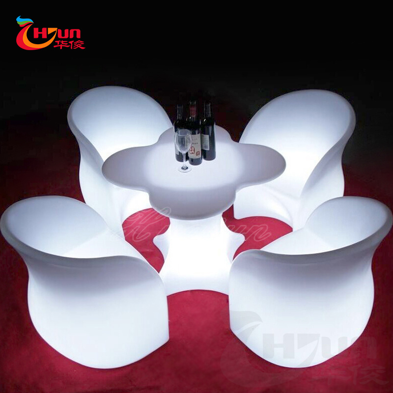 Living Room led light sofa  Furniture plastic garden led glowing sofa  furniture