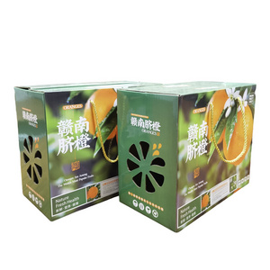 HUAZHAO Factory Price Custom Design Rigid Corrugated Strong Fresh Fruit Vegetable Packaging Cardboard Box