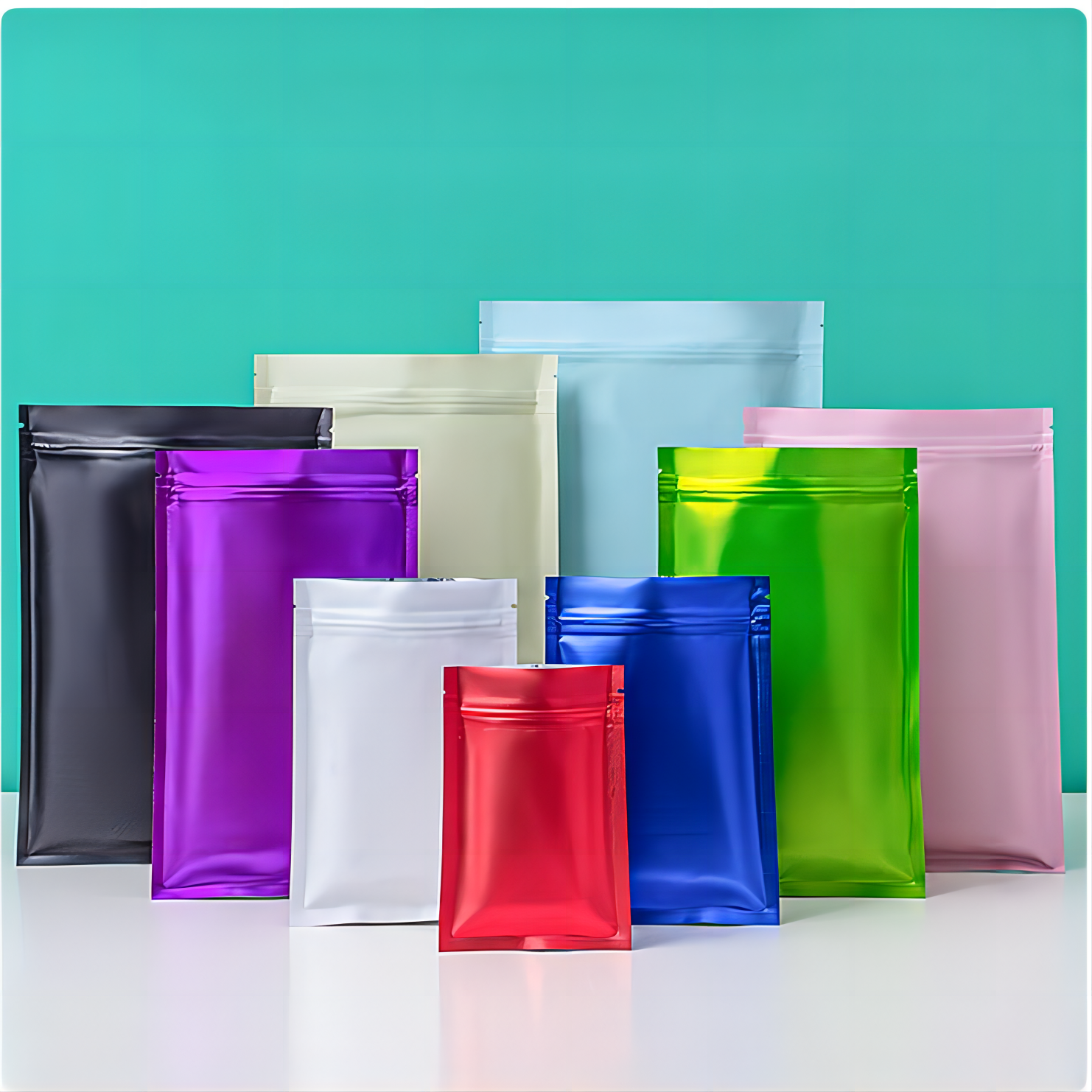 Plastic Zipper Pet Sack Bags With Resealable And Reusable Aluminum Foil Packaging Valve Bags