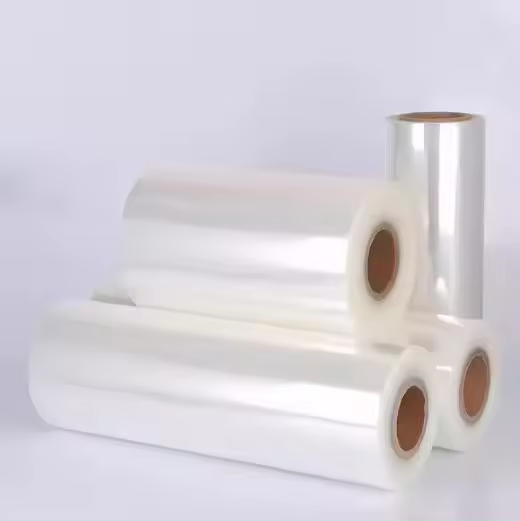 POF Heat Shrinkable Packaging Film Bag Shrink Film Transparent Food Packaging Laminated Material, PA/PE Soft 100-1200mm 90-550mm