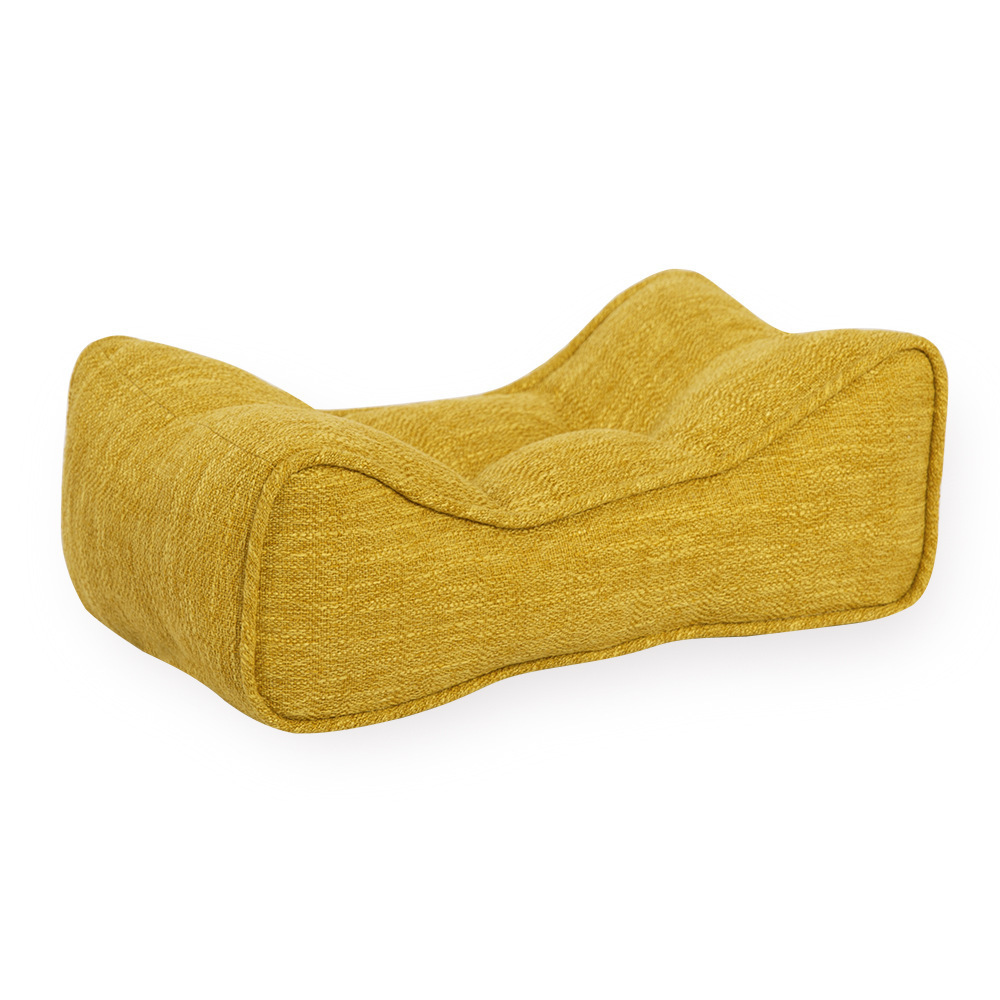 Blended coarse linen waist pillow pillow office chair chair seat for long sitting waist cushion car back cushion waist cushion