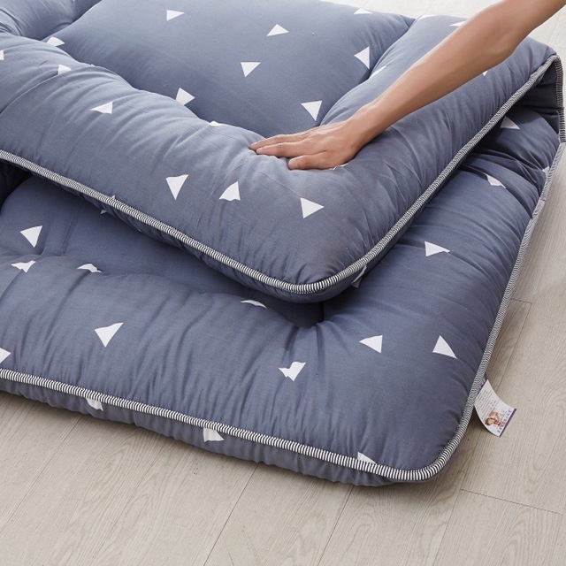 Japanese thick tatami, folding tatami,  sleeping pad single and double bed mattress topper