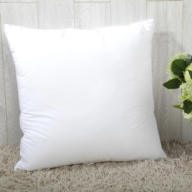 New product high grade new design feather cushion filler white cushion