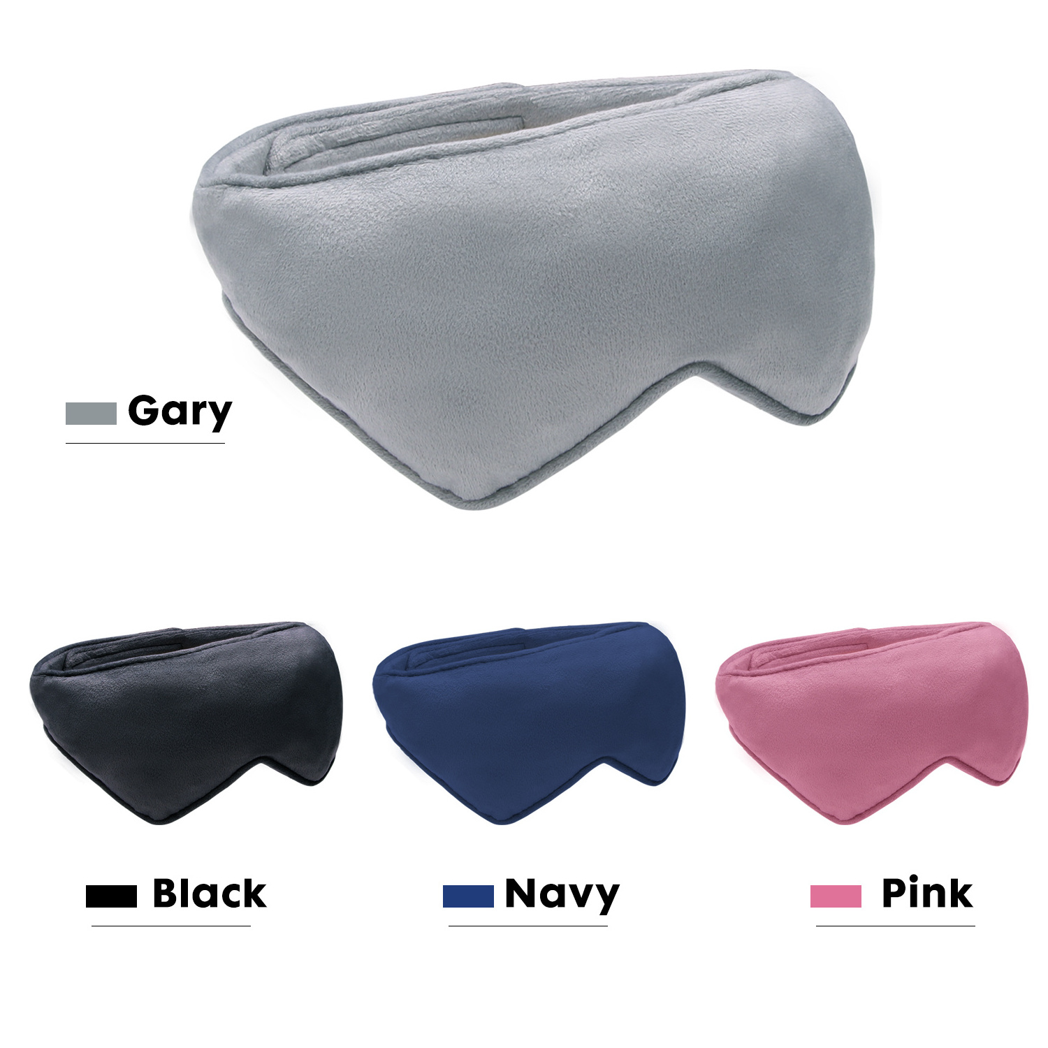 Cooling gel pad and weighted pad multi-function portable custom weighted sleep eye mask support OEM ODM