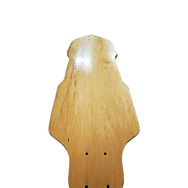 Custom longboard deck in 9 ply Canadian maple deck for freeride