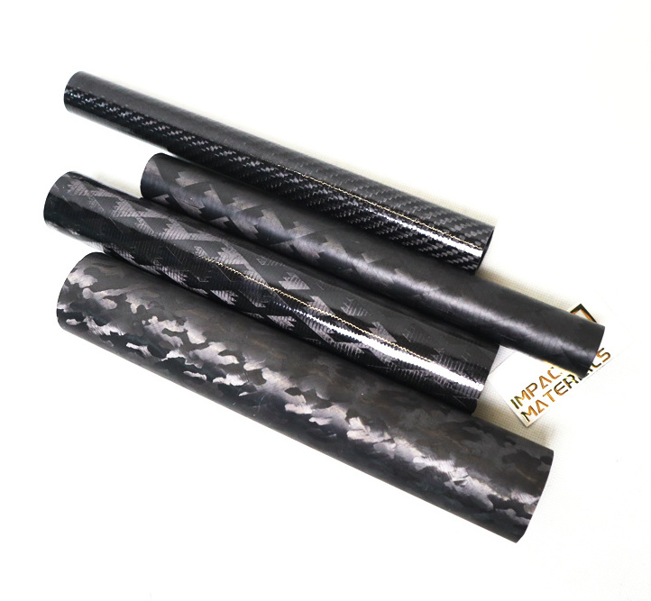 1k 3k 12k Carbon Fiber Pipe Tube Forged 32mm 1000mm Hollow Square Octagonal Carbon Fiber Rectangular Tube