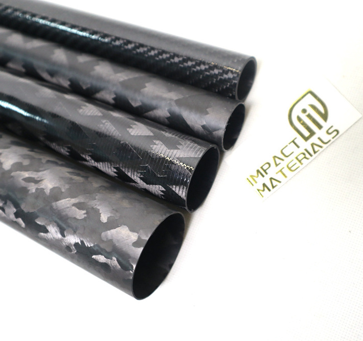 1k 3k 12k Carbon Fiber Pipe Tube Forged 32mm 1000mm Hollow Square Octagonal Carbon Fiber Rectangular Tube