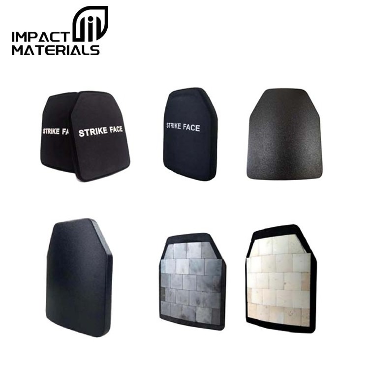 Aluminium Oxide Uhmwpe Panel Insert Protective Front Back Hard Lightweight Ceramic Vest Armor Plate Carrier Uhmwpe Armor Plate