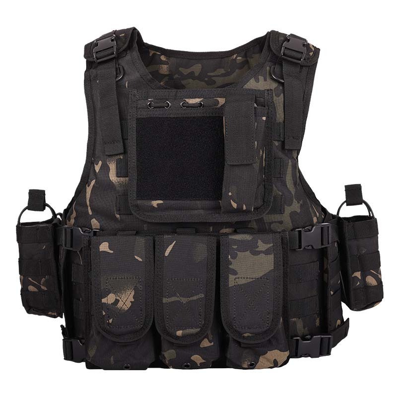 Personal Protective Camouflage Plate Carrier Molles Vest Tactical Costume