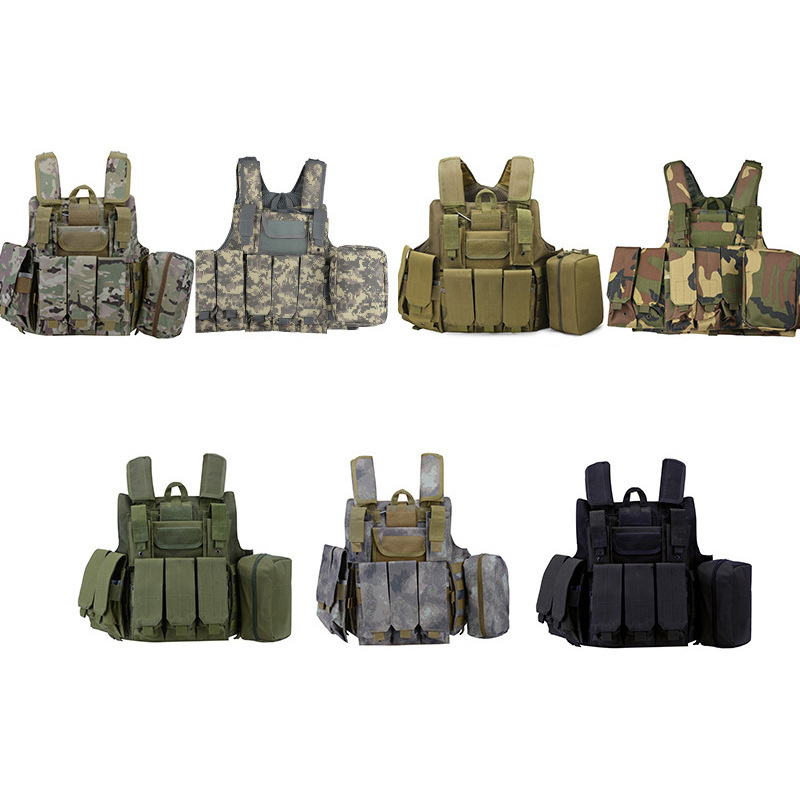 Hot Sale Multifunctional Outdoor Customized Plate Carrier Combat Soft Armor Chalecos Anti Stab Tactical Vest