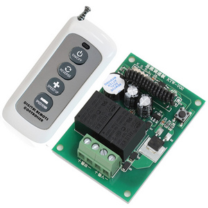 KTW 12/24v speed increase and  decrease  receiver switch speed control with long distance  remote control 315/433mhz