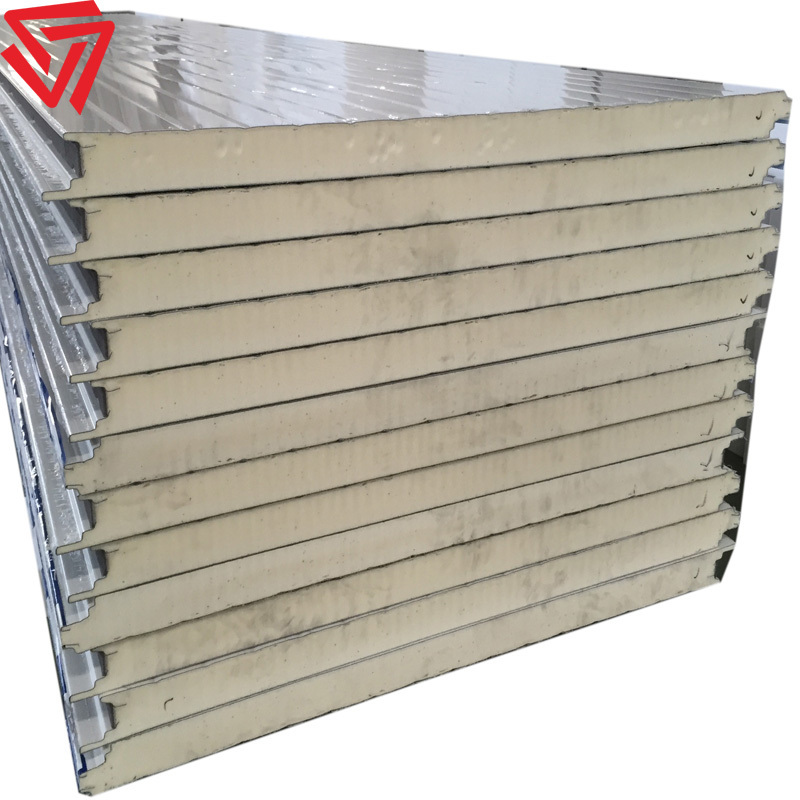 Lightweight/Fireproof prefabricated 50-200mm  insulated eps foam sandwich wall panel for interior wall