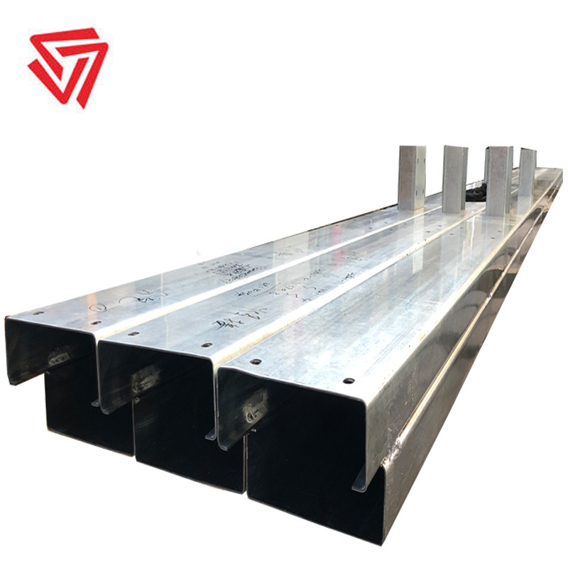 Galvanized structural steel u channel / v shaped steel channels / c stainless steel channel