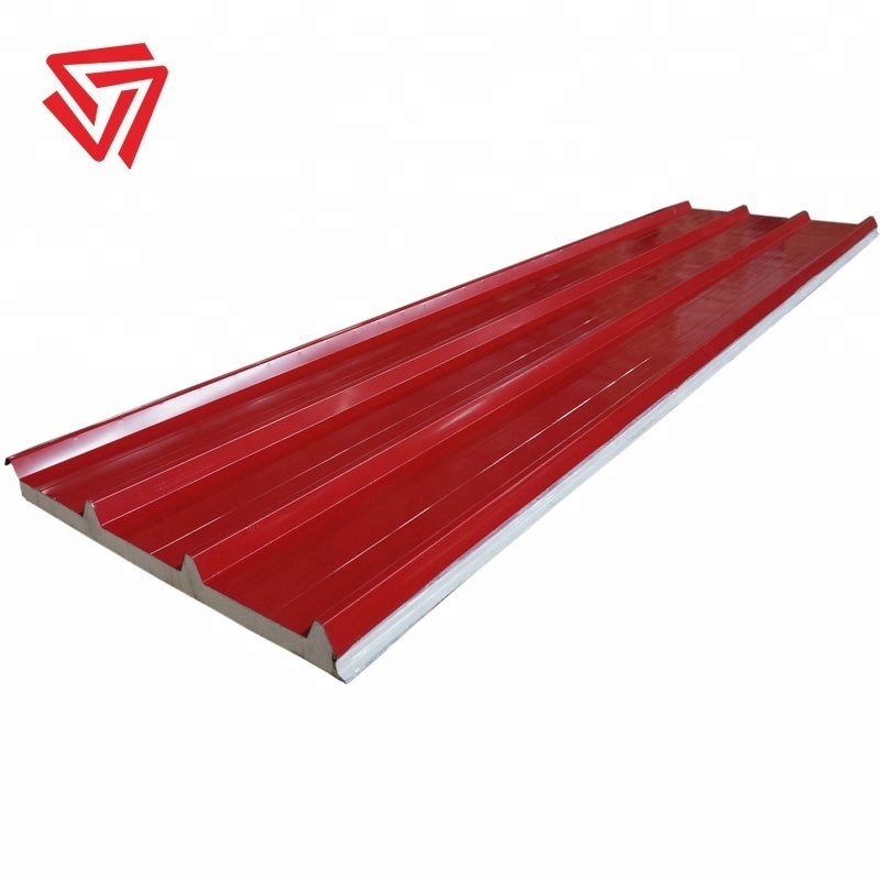 Heat insulation cost-saving sip panel,PU sandwich panel for wall and roof Sound insulation Easy install