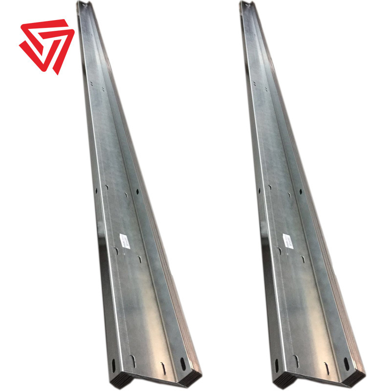 High standard steel structure galvanized Z type channel/galvanized z shape purlin