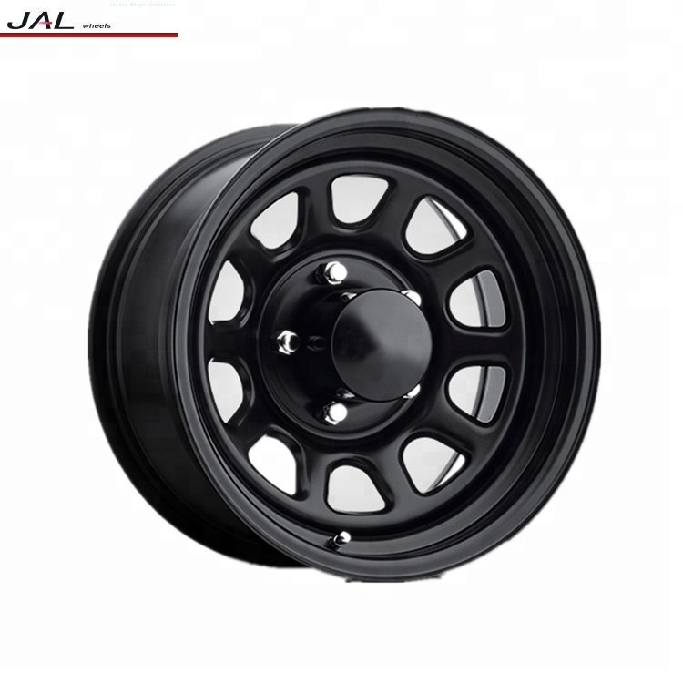 14 Inch Rims 4 Lug Rims Wheel Black Offroad Wheels 4x4