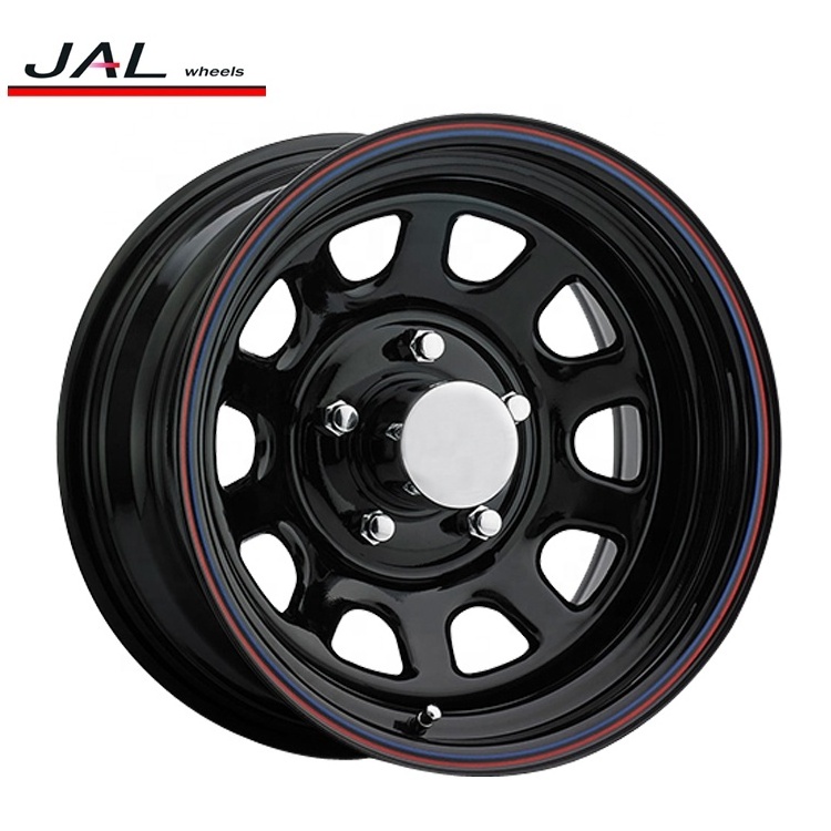 High Quality Steel Off Road 4x4 wheel rims 15 Inch 16 Inch 17 Inch