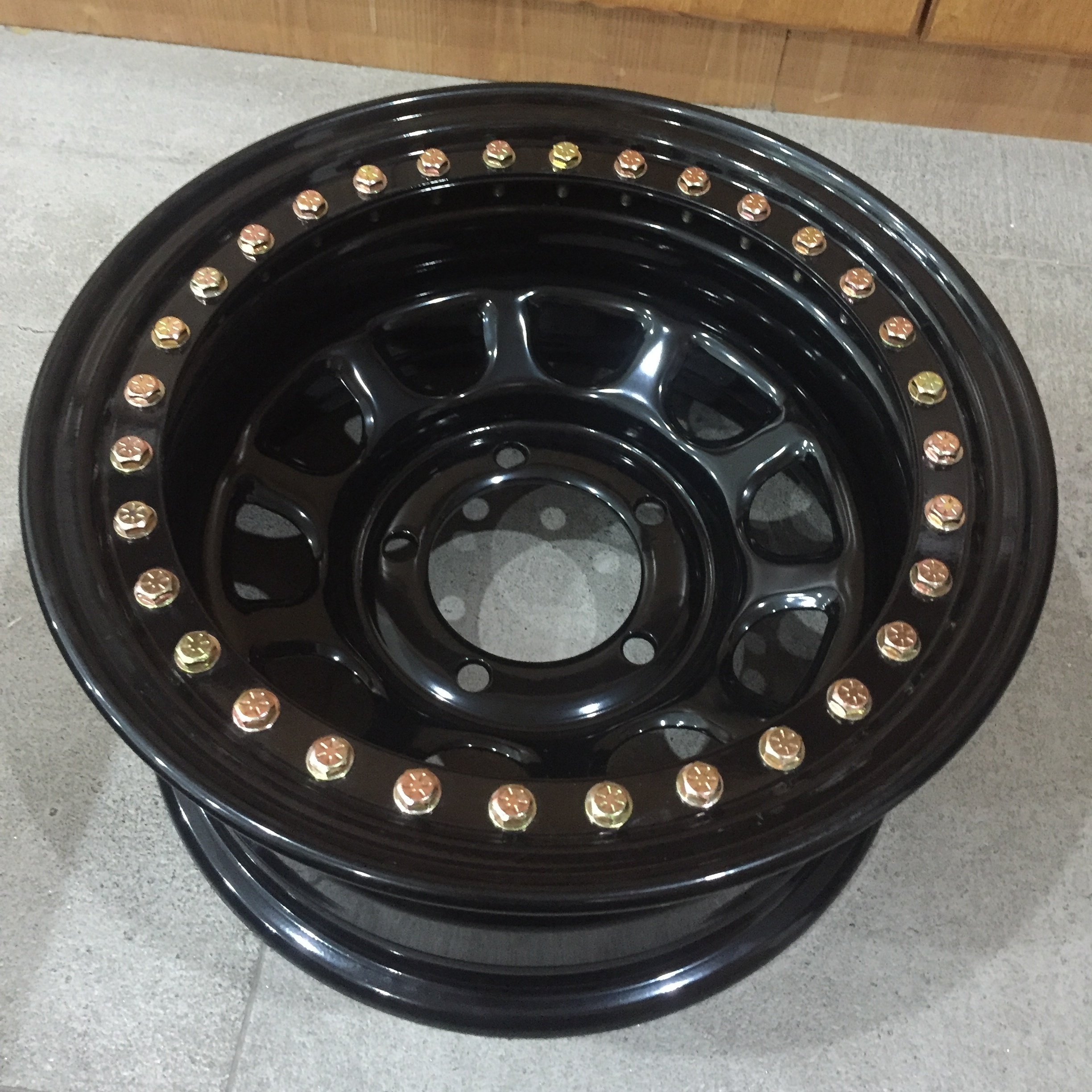 Beadlock Wheels 15 Inch 5x130 Steel Wheels Rims 4x4