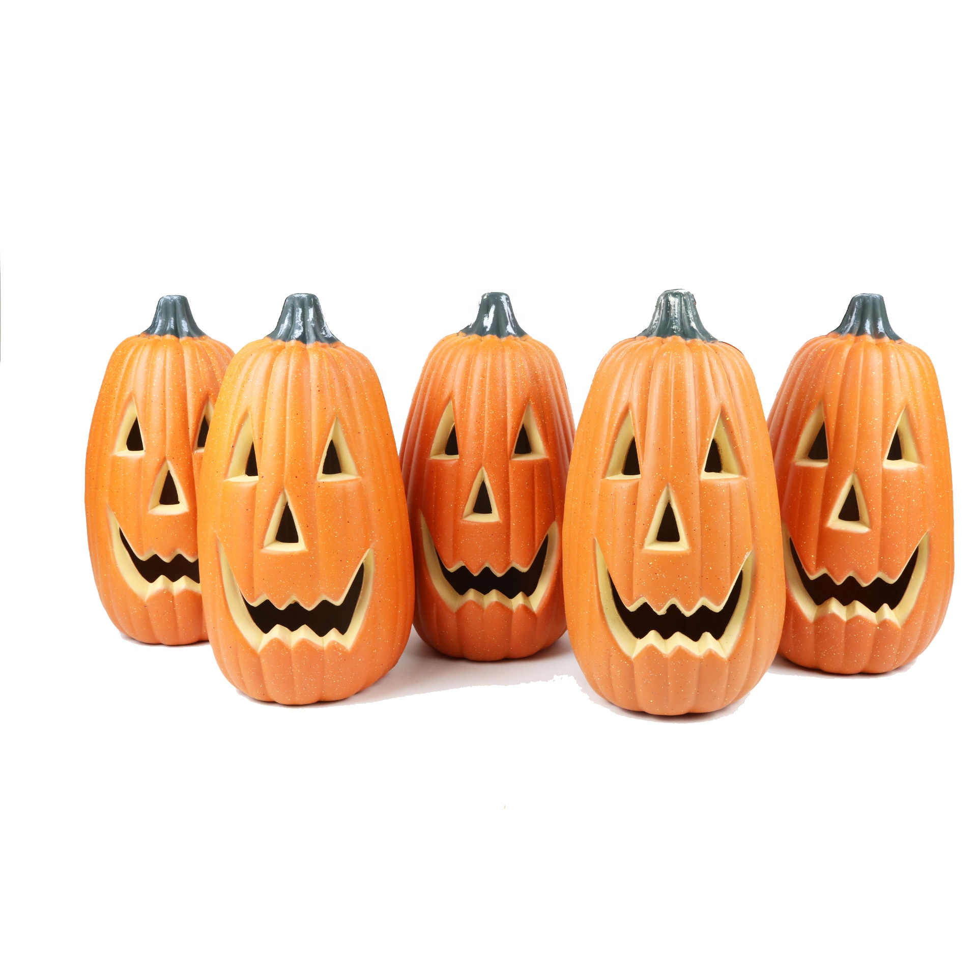 Large wholesale artificial pumpkins plastic halloween pumpkin light halloween props jack o lantern