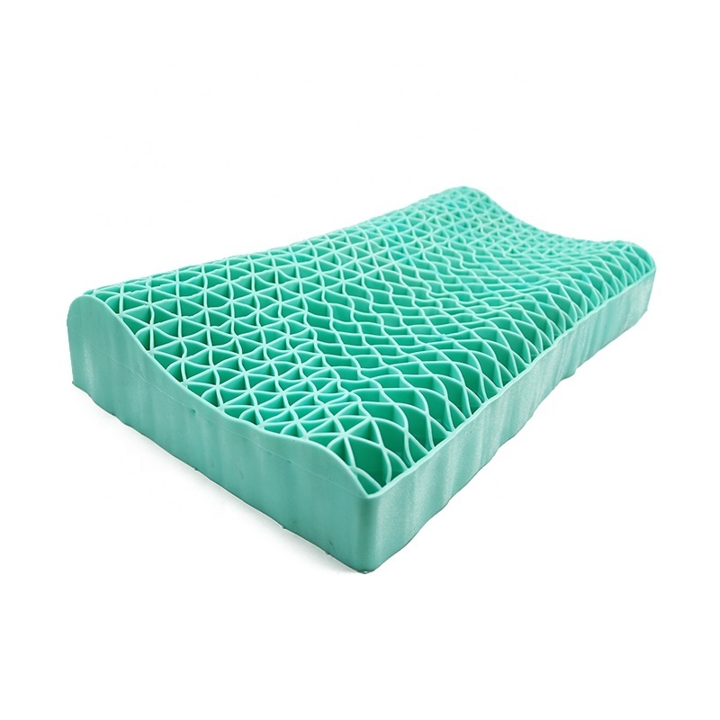 TV shopping and hot sale hollow pillow pressure relief elastic support tpe gel pillow