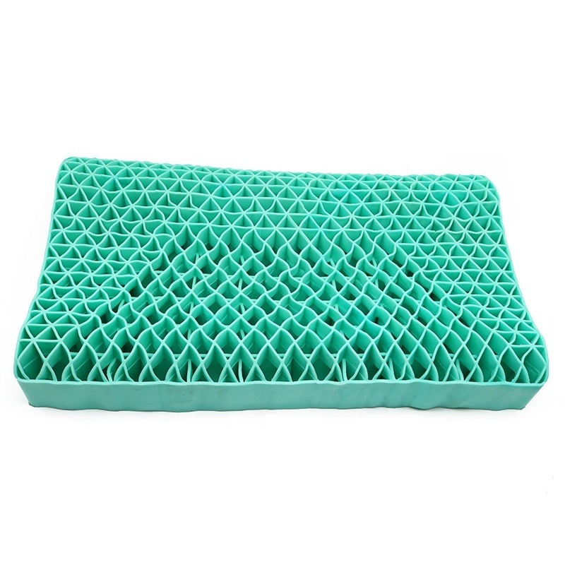 TV shopping and hot sale hollow pillow pressure relief elastic support tpe gel pillow