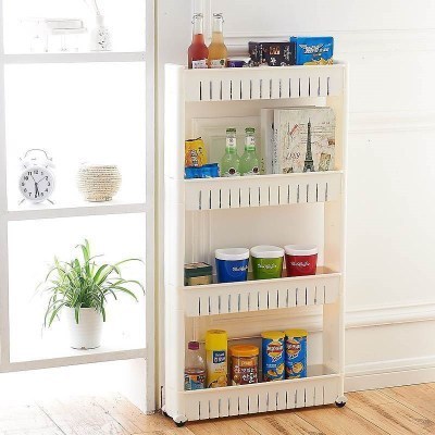 High quality multi tiers plastic corner storage shelf for kitchen and bathroom