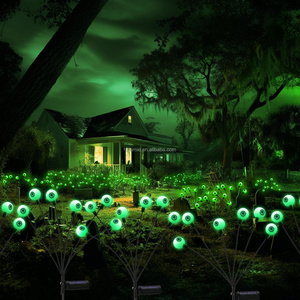 Garden party supplies halloween decorations outdoor scary eyeball led solar light