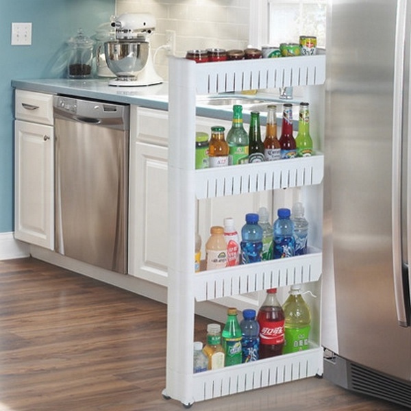 High quality multi tiers plastic corner storage shelf for kitchen and bathroom