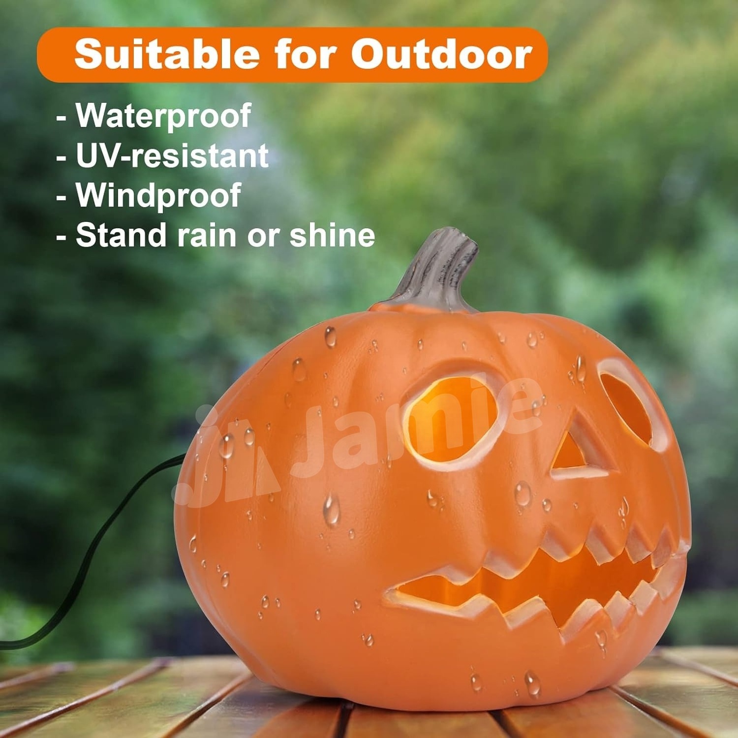 Halloween Festival Artificial Jack O Lantern Pumpkin Decoration for Party Wall Decorations