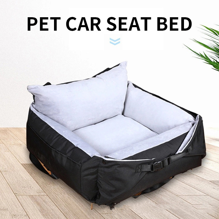 Factory Low Price Pet Car Nest Seat Bed Small Medium Portable Travel Puppy Dog Car Booster Seat