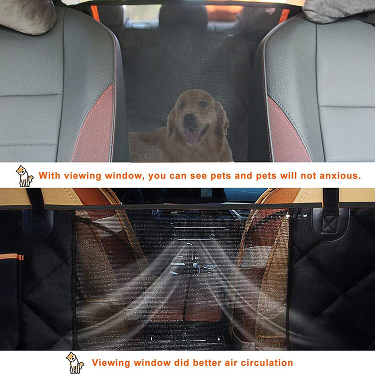 Custom Logo Pet Dog Car Protection Thick Portable Scratchproof Extra Comfort Large Dog Car Seat