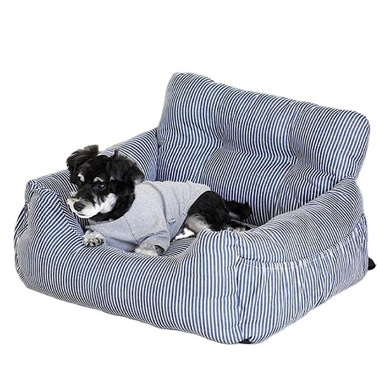 Low Price Pet Dog Car Seat Bed Portable Storage Pockets Scratch Proof Nonslip Durable Soft Front Dog Bed for Car