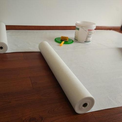 White Glue Sticky Mat Adhesive Painter Felt Backed Carpet Felt Self Adhesive Felt Floor Protector Painter White Sticky Felt