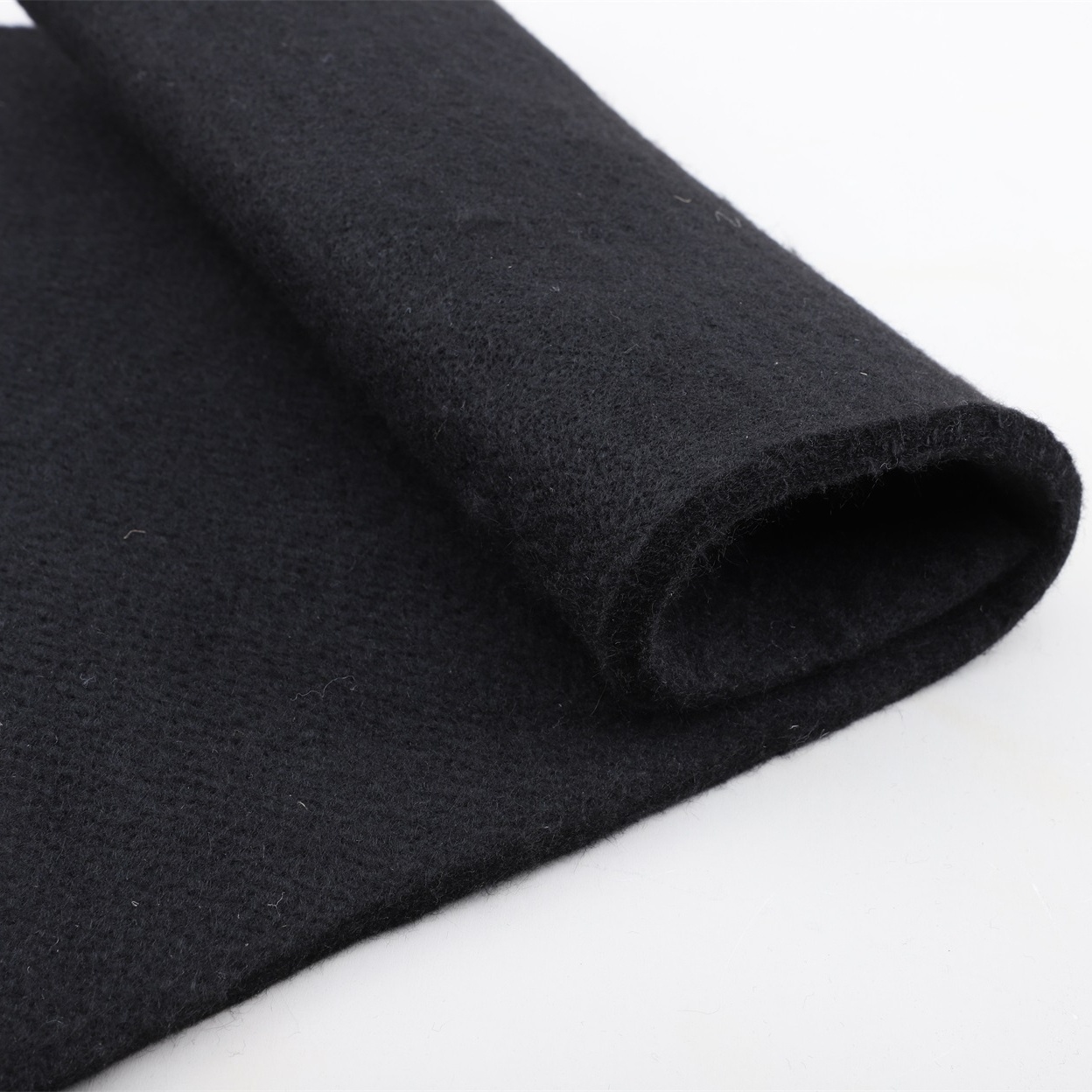 Pre-oxygenated activated carbon fibre cloth nonwoven fabric fire retardant felt black needle punched carbon fiber felt hard felt