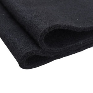 Pre-oxygenated activated carbon fibre cloth nonwoven fabric fire retardant felt black needle punched carbon fiber felt hard felt