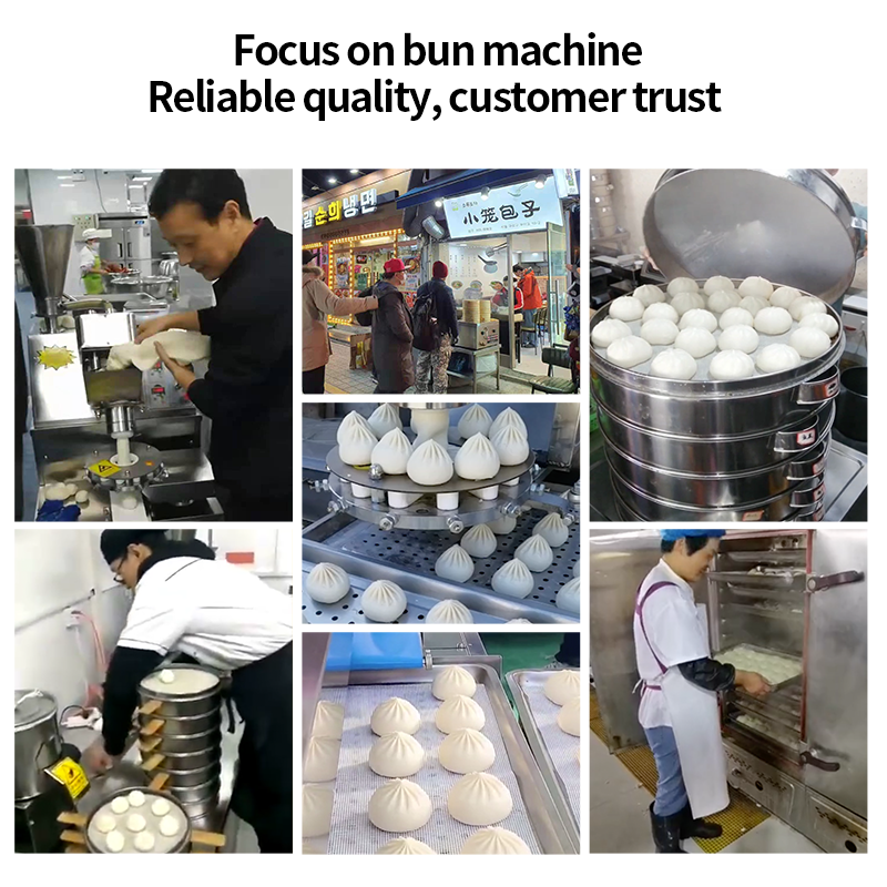 Multipurpose full-automatic large steamed bao buns bun production making machine