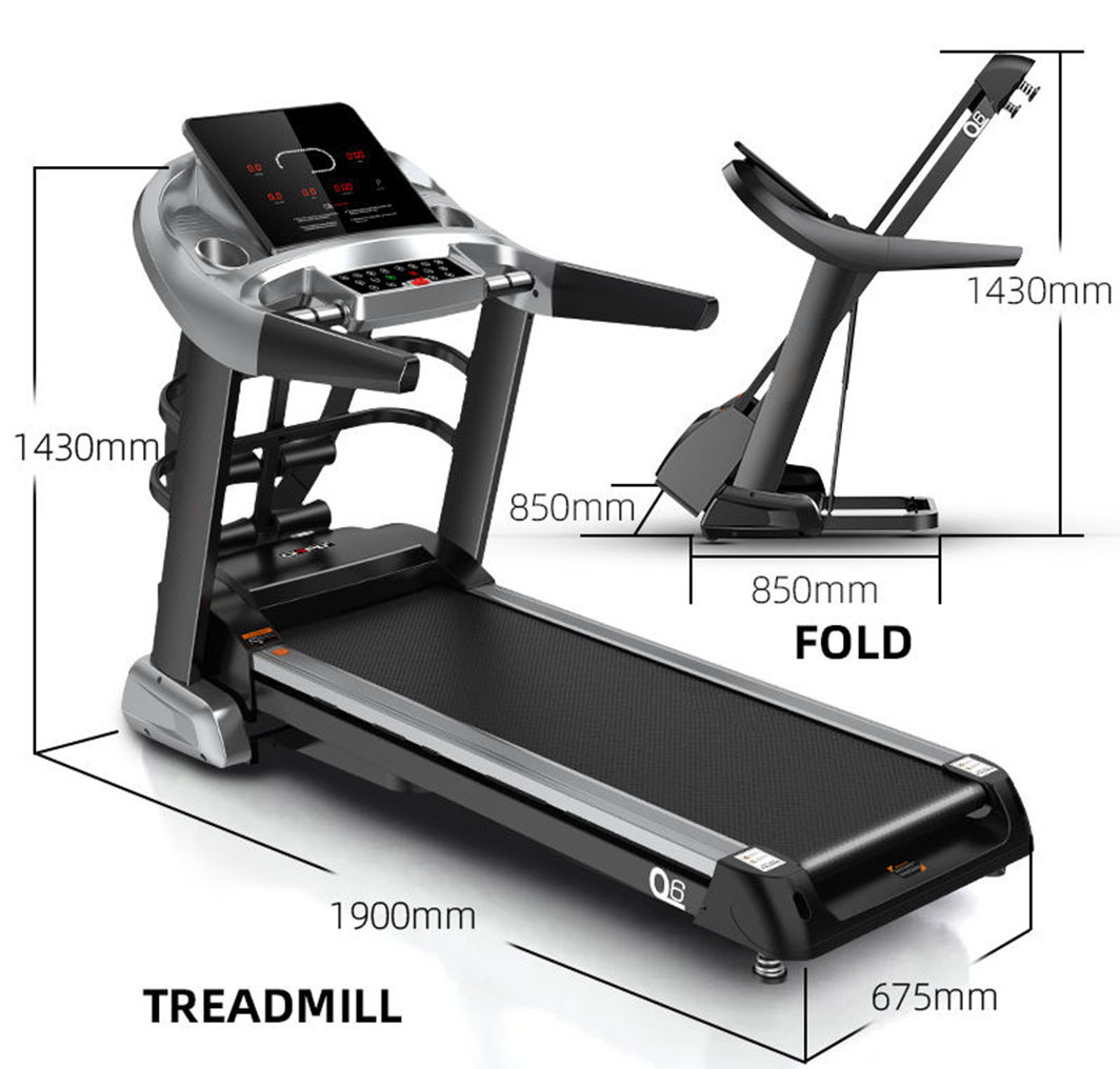 Gym 4.0hp DC Motor 150kg Caminadora Electrica Treadmill Profesional Electric Auto Incline Professional Commercial Treadmill