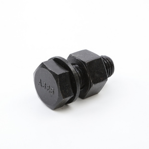 Hex bolt nut washers black grade A325