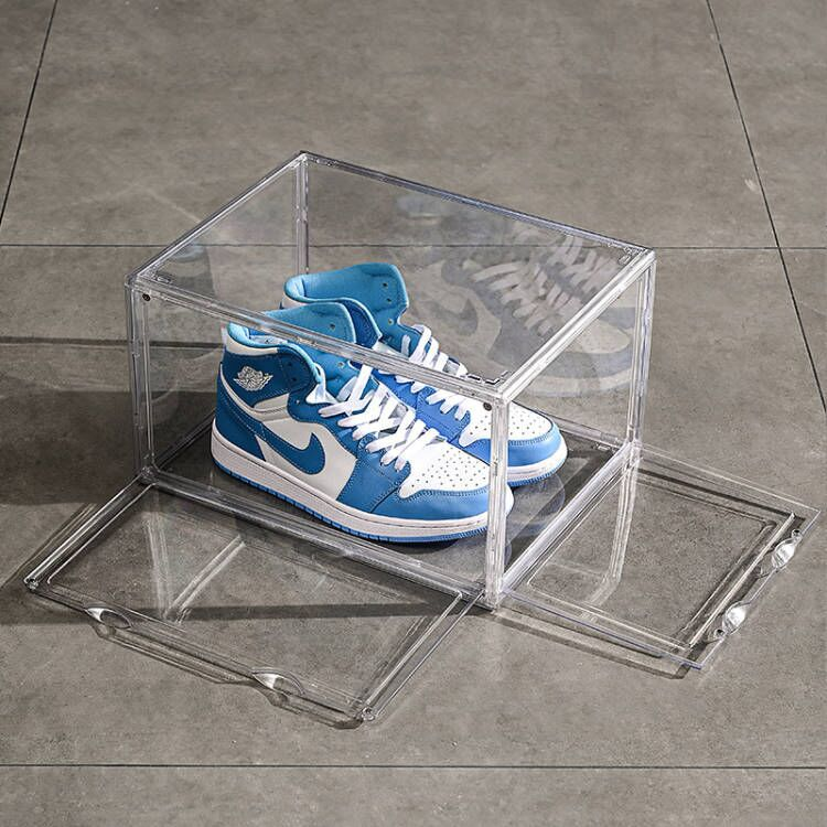 Hot Sale Plastic Stackable Shoe Storage Box For Home Organization Shoe Rack