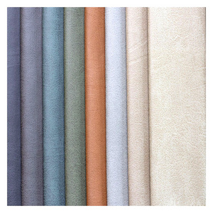 Scuba Suede Fabric Spandex Jersey Knitting Fabric Glass Upholstery Faux Suede 2/4 Way Stretch Fabric