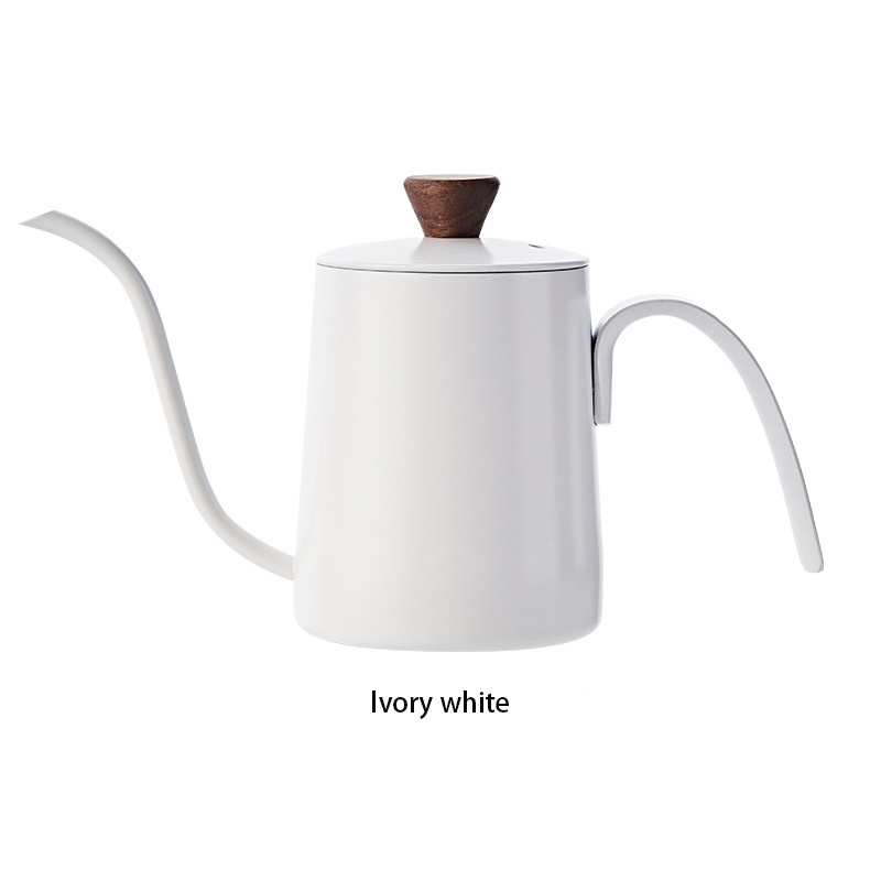 Household portable outdoor long mouth fine mouth hand pot 304 stainless steel hand coffee pot